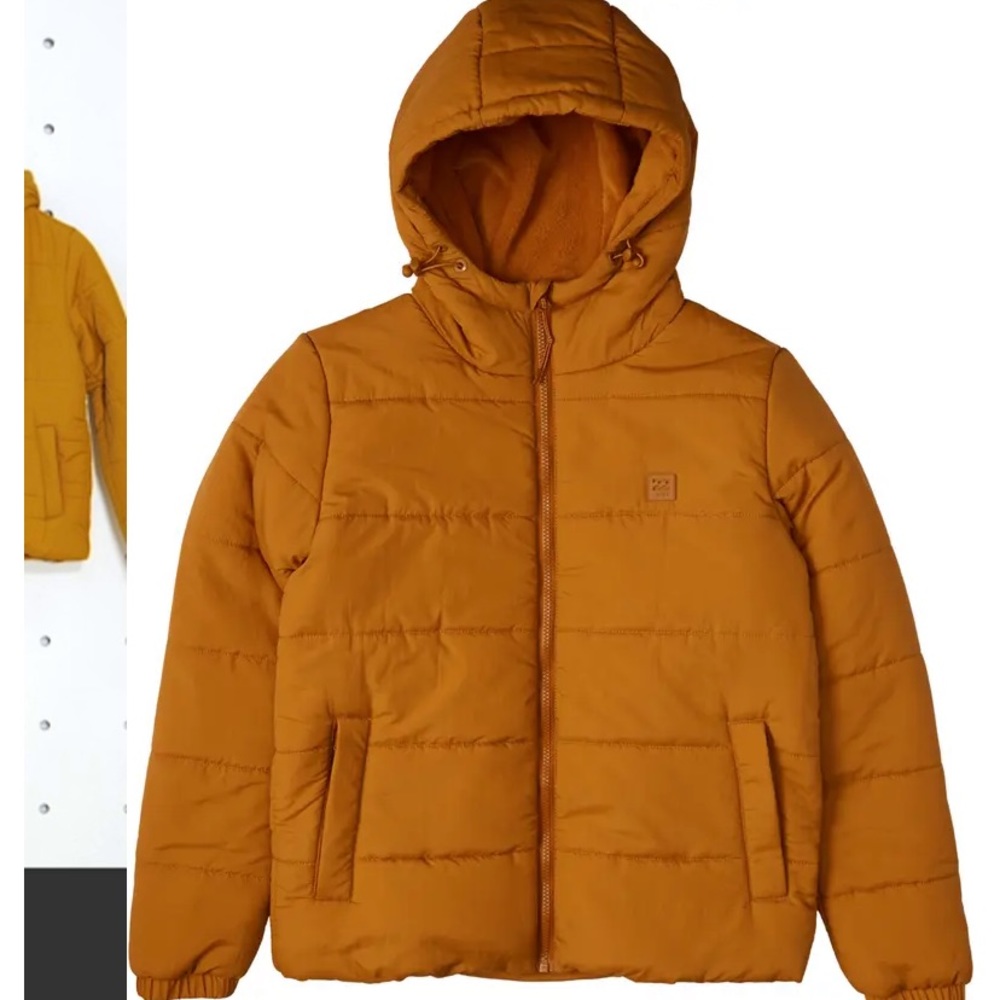 ISO- Inca gold billabong a/div puffer jacket XS